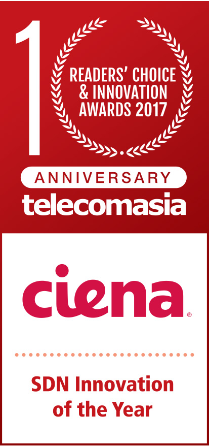 Readers' Choice & Innovation Awards 2017 Ciena SDN Innovation of the Year logo