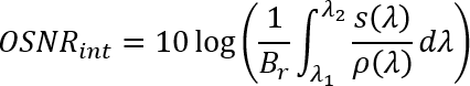 OSNR equation