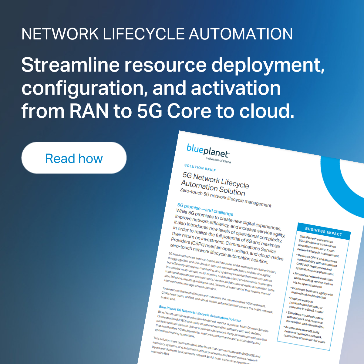 Network lifecycle automation: Overcoming 5G complexity for scale and profitability